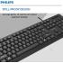 Philips K234 USB Wired Keyboard for PC Laptop Desktop Computers | 104 Keys with Numeric Keypad- Black